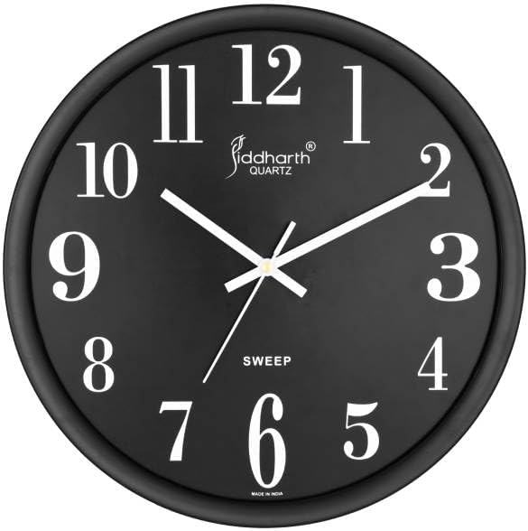 72 Pieces Wall Clock - Modern Minimalist Silent Quartz Clocks (Easy-to-Read Numbers – Perfect for Office – Living Room – Kitchen – or Bedroom - Stylish and Functional Timepiece)