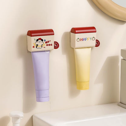 Toothpaste Squeezer – Red and Cream Color