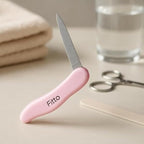 144 Pieces Folding Nail Filer Pink - Compact Travel Nail File Portable Pocket Manicure Pedicure Tools