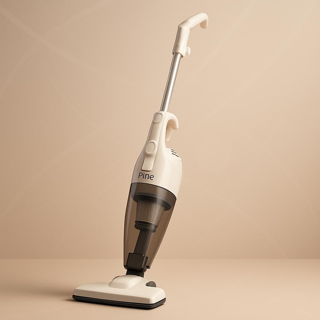 2-in-1 Handheld & Stick Vacuum Cleaner, 600W, 16000Pa Suction, 5M Long Cord, Lightweight, Powerful, 0.5L Large Capacity, Ideal for Home, Carpet, and Car Cleaning