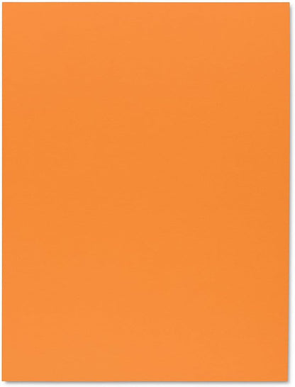 A4 Size Orange Chart Paper for Arts and Crafts, School Projects, Office Use