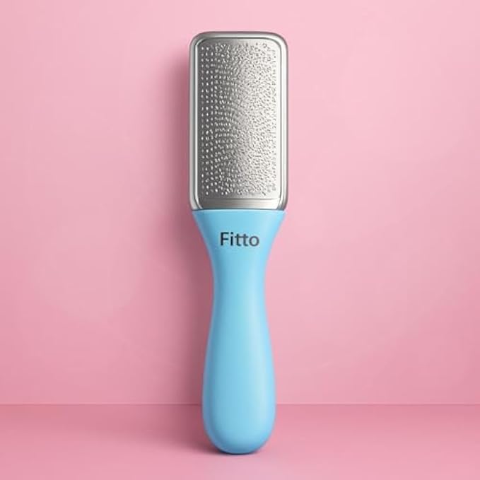 Stainless Steel Foot Filer Blue - Callus Remover Foot Rasp for Pedicure & Foot Care