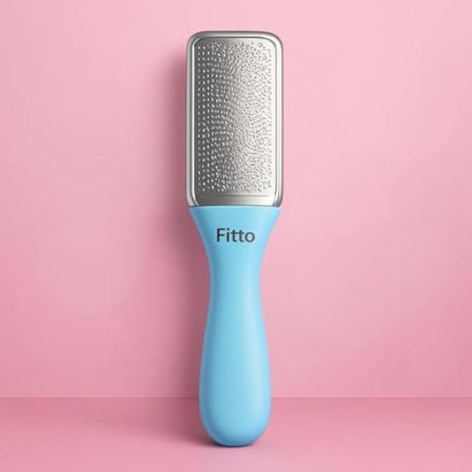 Stainless Steel Foot Filer Blue - Callus Remover Foot Rasp for Pedicure & Foot Care