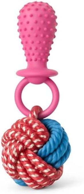 120 Pieces Pet Rope Toys with Ring Assorted Colors (17 x 8 cm - Dog Chew & Tug Toy for Puppies – Small & Medium Dogs – Cotton Dental Cleaning Fetch Toy)