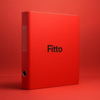 96 Pieces 4 Hole Binder Folders for A4 Sheets (34x25cm Red)