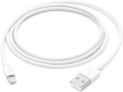 Fitto iPhone Fast Charging Cable, Apple MFi Certified, Lightning to USB, High-Speed Data Sync, Compatible with iPhone iPad, White