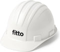 96 Pieces White Hard Hats for Construction Safety (Lightweight and Durable)