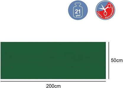 Crepe Paper Roll 200cm x 60cm Green for Crafts, Decorations, and DIY Projects