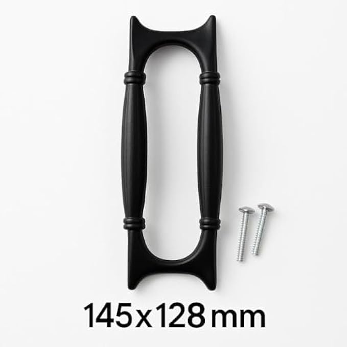 Door Handle 145x128mm Lever for Interior Doors - Universal Replacement Handle for Home & Office, Left/Right Compatible