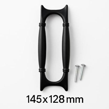 Door Handle 145x128mm Lever for Interior Doors - Universal Replacement Handle for Home & Office, Left/Right Compatible