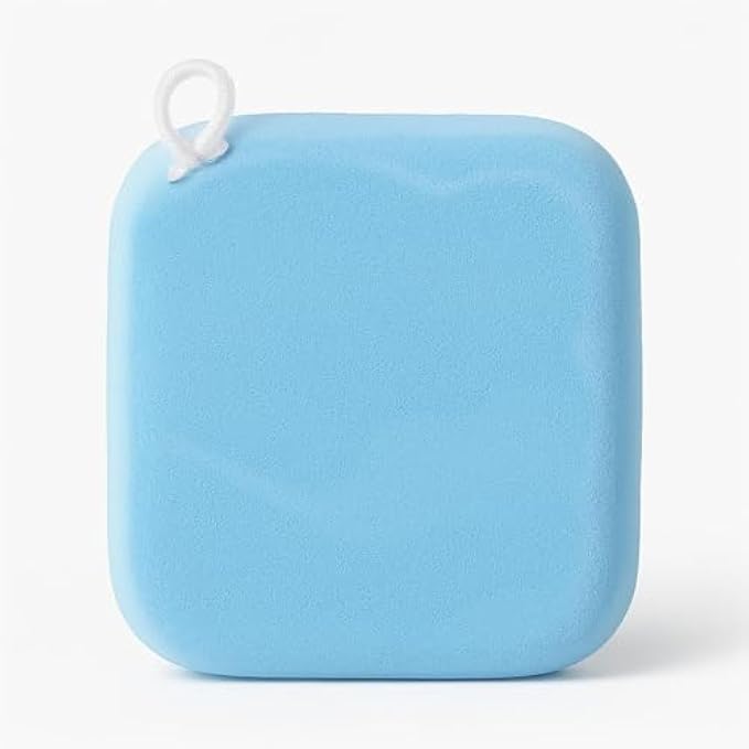 120 Pieces Square Makeup Sponge Blue - Foundation & Concealer Blending Sponges (Latex-Free Cosmetic Beauty Applicator)