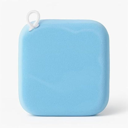 Square Makeup Sponge Blue - Foundation & Concealer Blending Sponge, Latex-Free Cosmetic Beauty Applicator