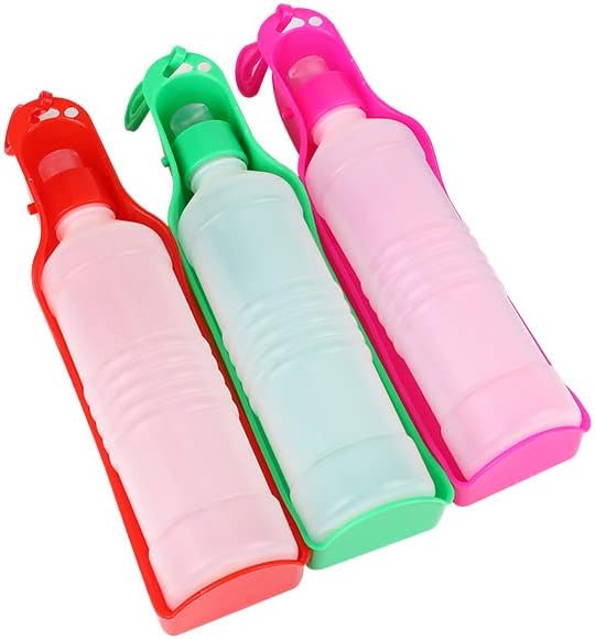 96 Pieces Dog Water Bottles (Portable & Leakproof – Pack of 3 – Assorted Colors)