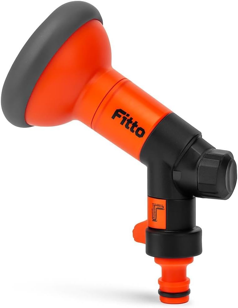 96 Pieces Garden Hose Shower Nozzles with Comfortable Grip and Shut-Off Valve