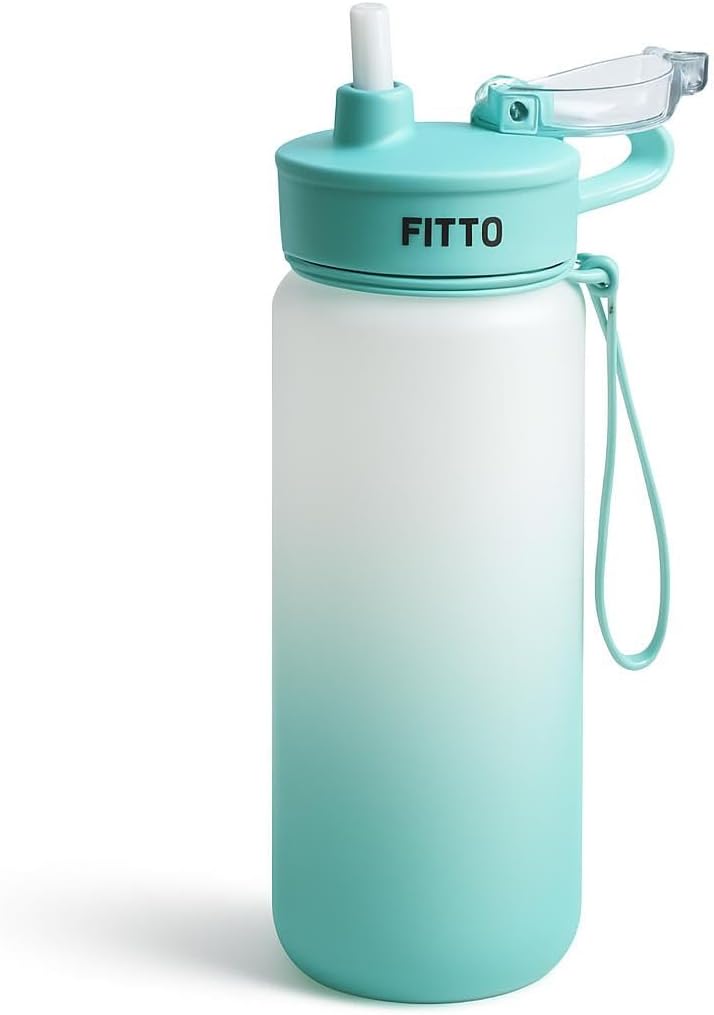 96 Pieces Plastic Sport Bottles Assorted Colors (1000ml Water Bottle)
