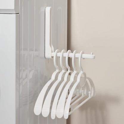 Adhesive Hanger Storage Tool – No-Drill Design – Strong Load-Bearing – White, Pack of 3