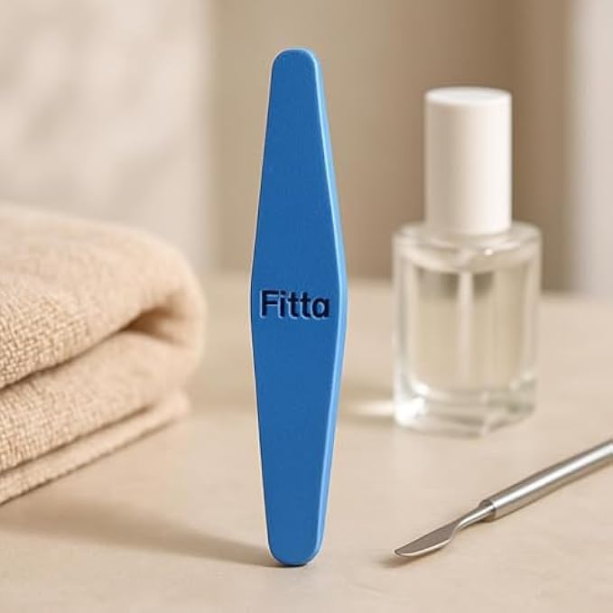 120 Pieces Nail File Blue - Portable Manicure & Pedicure Nail Filer Emery Boards for Natural Nails
