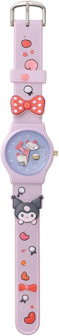 120 Pieces Analog Cartoon 3D Castle Princess Wrist Watches (Purple)