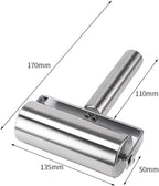 96 Pieces Stainless Steel Rolling Pins for Pastry (Pizza – Fondant & Baking | Metal Roller for Dough – Pie – Pasta – Cookies | Durable – Easy-Clean Kitchen Utensil for Professional & Home Bakers)