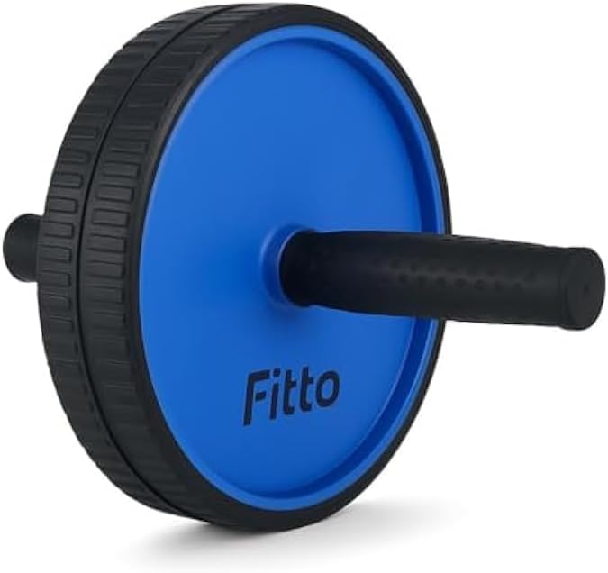 96 Pieces Blue Exercise Wheels for Core Strength and Stability Training