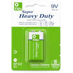 144 Pieces 9V Heavy Duty Carbon Zinc Batteries (300 mAh – 1-Piece 6F22 Battery for Smoke Detectors – Microphones – Remote Controls and Toys)
