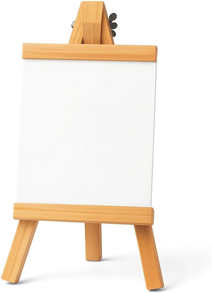 Tripod Whiteboard 23x12cm - Portable and Lightweight for Easy Use