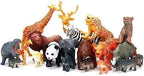 96 Pieces Realistic Animal Figures Toy Playset 26 Pieces Plastic Wild Animals Including Elephants (Tiger – Hippo – and Much More)