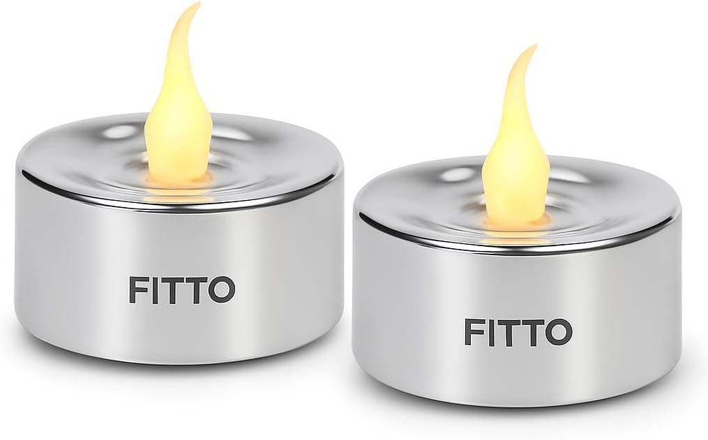 2 Piece Multi LED Light Candles Battery Operated Flameless Decorative LED Candle for Home Wedding Event