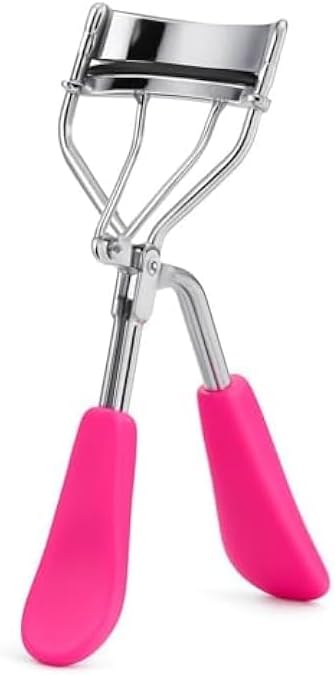 120 Pieces Pink Eyelash Curler - Stainless Steel Lash Curlers with Silicone Pad (Portable Makeup Eyelash Curler for Natural & False Lashes)