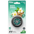 96 Pieces Wheel-Shaped Car Air Fresheners (3 ml White Sandalwood Fragrance Oil Vent Clip for Car – SUV and Van Interior)