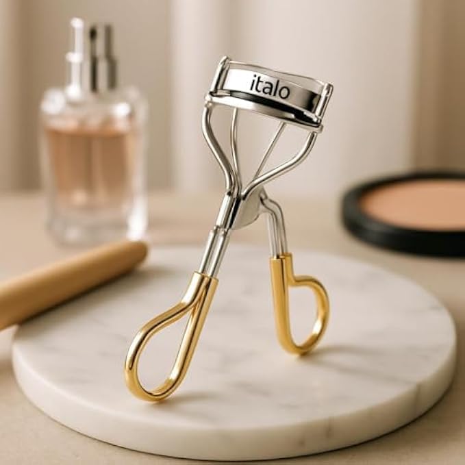 120 Pieces Gold Eyelash Curlers (Lash Curler with Silicone Pads – Stainless Steel Eye Curler for Natural Lift)