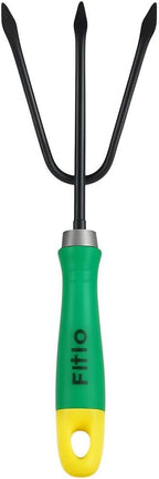 96 Pieces Ergonomic Garden Cultivators with 3 Sharp Curved Tines for Weeding and Soil Loosening