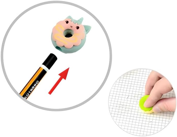 120 Pieces 4 Pieces Assorted Cat Shaped Erasers (Assorted Colors)