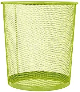 96 Pieces Round Paper Bins (23.5x19x26cm for Office & Home Waste Disposal)