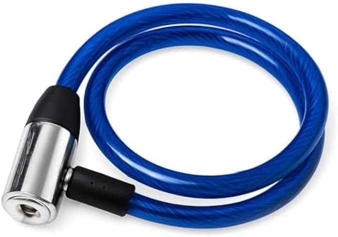 120 Pieces Anti-Theft Bike Lock - Heavy-Duty Steel Cable Bicycle Locks with 4-Digit Combination (PVC Weatherproof Cover – Portable Bike Security Lock)