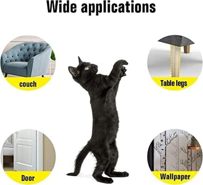 Cat Scratch Protector - Anti Scratch Cat Deterrent Sheet- PVC - Transperant, Pack of 2