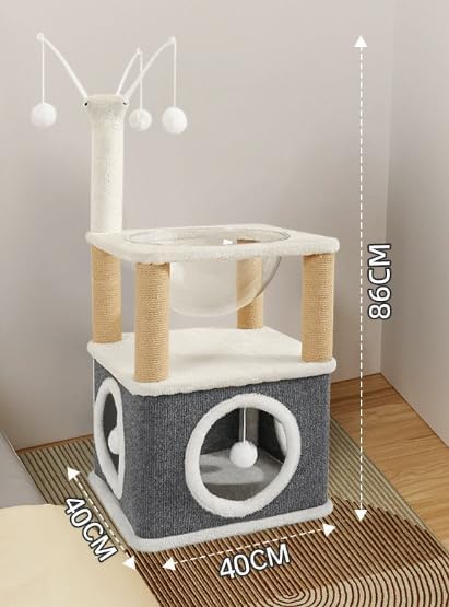 48 Pieces Cat Scratch Toy - Assorted Colors Gray/Whites