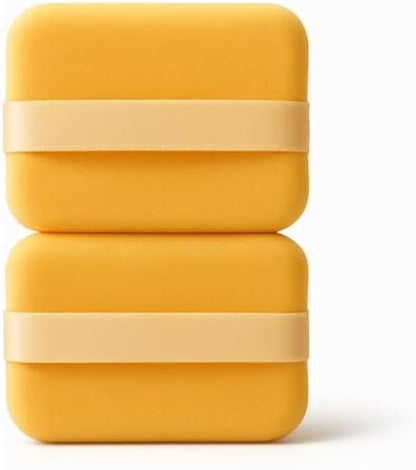 Yellow Makeup Sponges 2 Pack - Foundation & Concealer Beauty Blender Cosmetic Blending Sponges, Face Sponge