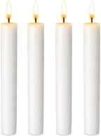60 Pieces Battery Operated Plastic LED Candles (25 cm Beige – Flameless – Safe – Decorative & Long Lasting – pack of 12pcs)