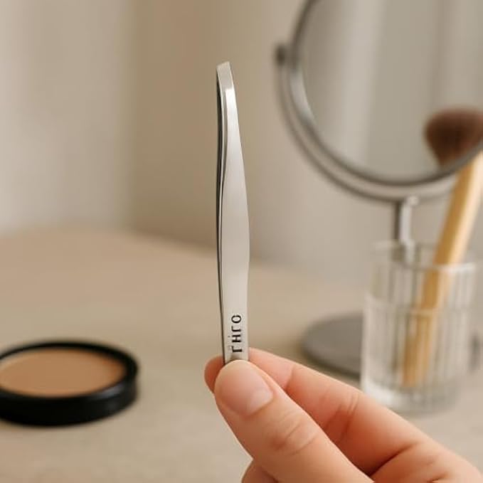 120 Pieces Stainless Steel Sword-Shaped Tweezers (9cm - Precision Point Tweezers for Eyebrow Hair Removal & Ingrown Hair)