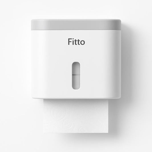 Adhesive Wall-Mounted Waterproof Tissue Box – ABS Material