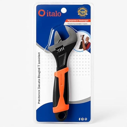 Heavy Duty Adjustable Spanner Wrench 10in - Adjustable Wrench Crescent Wrench for Mechanics Plumbing Repair