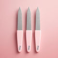 144 Pieces Mini Nail Filer Pack of 3 - Portable Travel Emery Boards (Double-Sided Compact Nail Files for Manicure & Toenail Care)