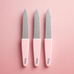 144 Pieces Mini Nail Filer Pack of 3 - Portable Travel Emery Boards (Double-Sided Compact Nail Files for Manicure & Toenail Care)