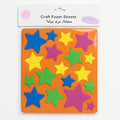 120 Pieces Craft Foam Sheet Stars - EVA Foam Star Shapes for DIY Crafts (Kids Crafts – Scrapbooking – Decorations)