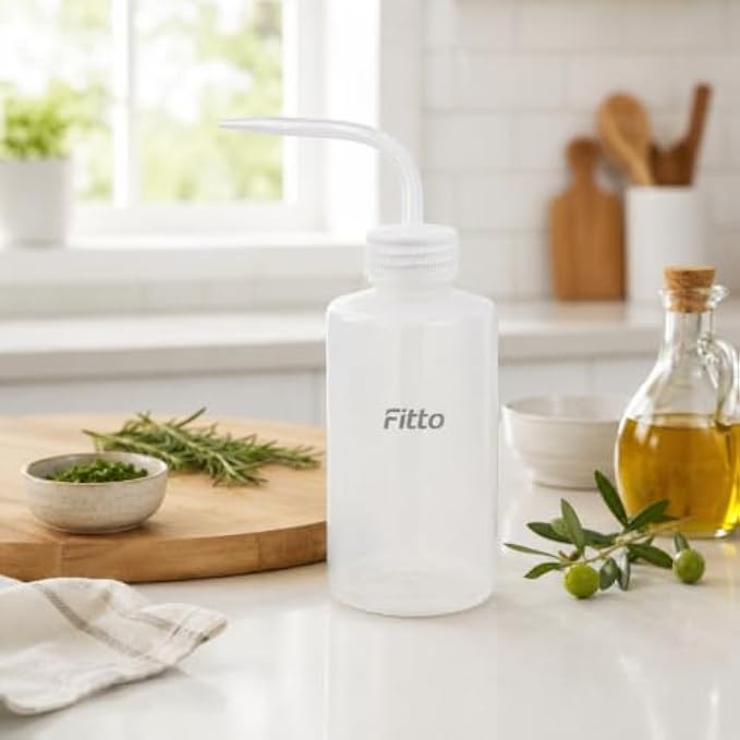 240 Pieces Oil Dispenser Bottles (500 ml – Food-Grade Plastic Squeeze Bottle with Long Curved Spout for Oil – Sauce and Vinegar – Transparent White)