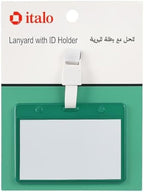 144 Pieces Plastic Business Badge Holders Clear ID Card Holder Sleeve Horizontal Vertical PVC Name Pass Holders for Employee Conference