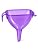 240 Pieces Plastic Funnels with Hanging Loop (Wide Mouth Narrow Spout Multipurpose Pouring Funnel for Kitchen Bathroom Laundry and Household Use – Purple)