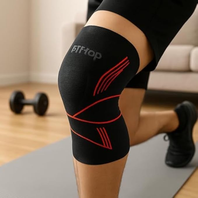 96 Pieces High Elastic Shockproof Non-slip Silicone Knee Support - Black Sports Protective Gears