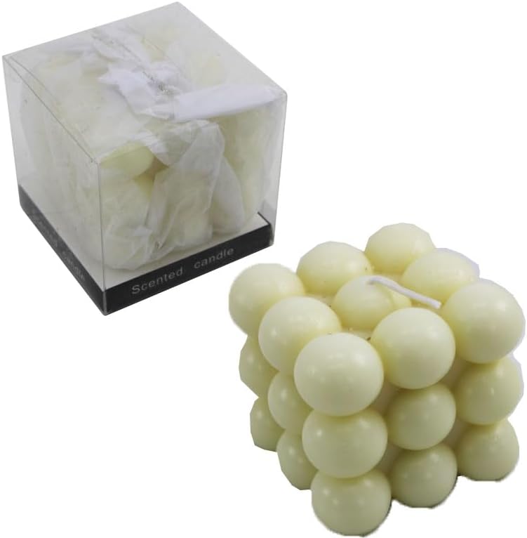 120 Pieces Stylish Bubble Candles (5.6x5.3cm Decorative Home Décor Candle for Relaxation & Ambience)